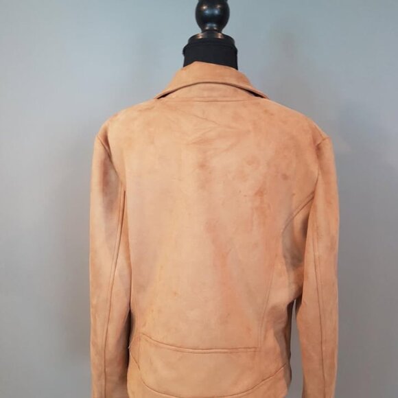 Woman's Le Chateau Faux Suede Moto jacket XXL - Picture 3 of 3